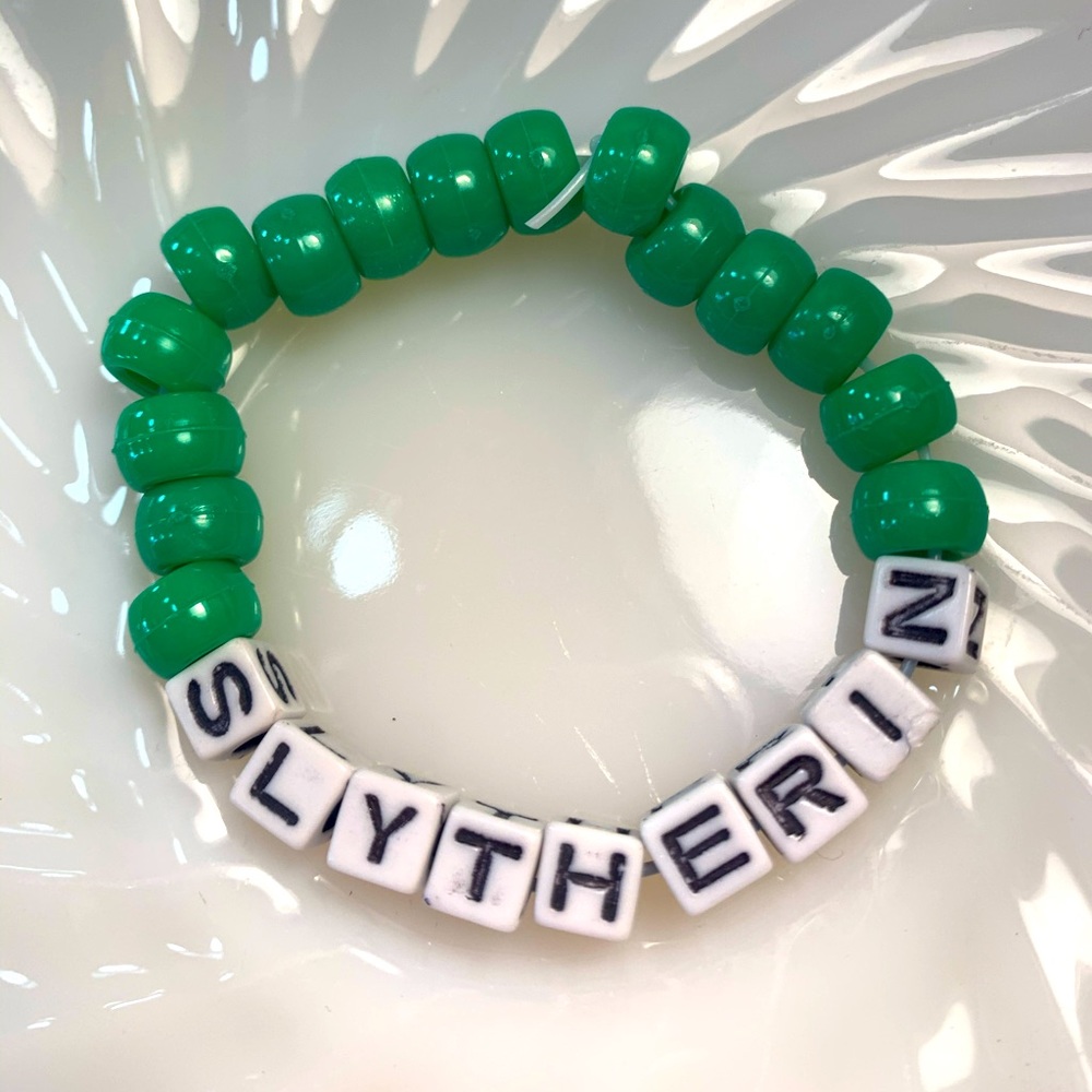 Handmade Harry Potter Slytherin Bracelet